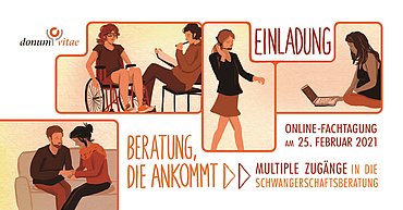Motiv der Einladungskarte zur HeLB-Fachtagung (© donum vitae e.V.)