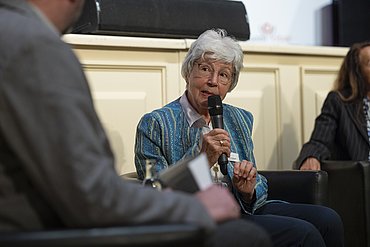 Rita Waschbüsch beim Festakt zum 25-jährigen Jubiläum von donum vitae in Erfurt (© donum vitae/Paul-Philipp Braun)